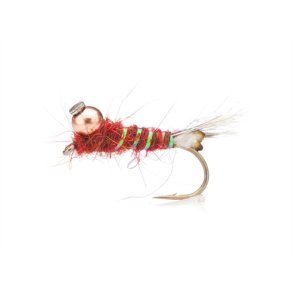 Hares Ear Jig (BH) Copper Red #12